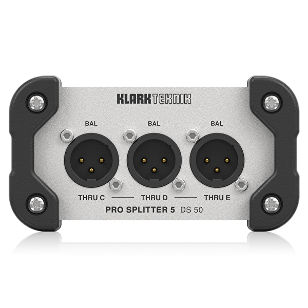 KLARK TEKNIK DS 50 Pasif 1-Giriş/5-Çıkış Sinyal Splitter (Geniş Dinamik Aralık)